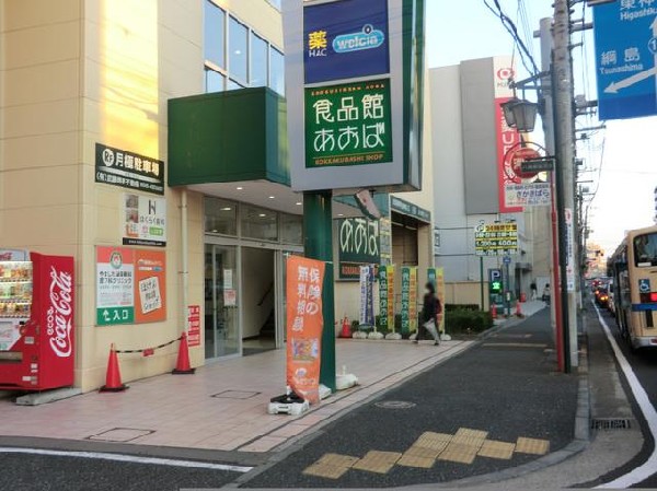 周辺環境:食品館あおば六角橋店(食品館あおば六角橋店まで1300m)