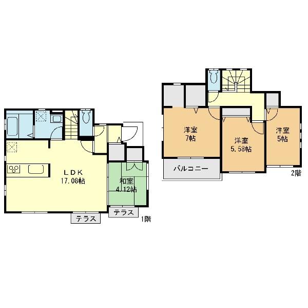 間取り:間取図3号棟