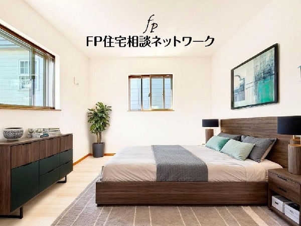 ◇居室◇  光が取り込みやすい2面採光の居室。（本画像はCGで作成しており、実際に現地に家具はおかれておりません。また価格に家具は含まれておりません）