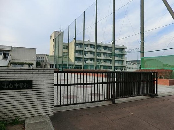 周辺環境:横浜市立小山台中学校(横浜市立小山台中学校まで1100m)