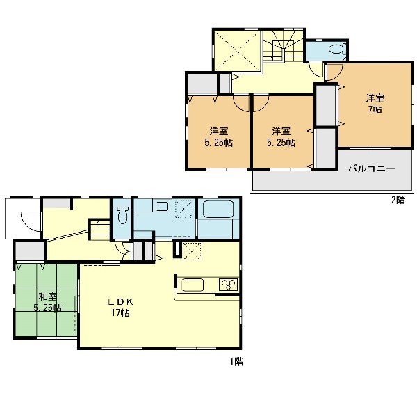 間取り:間取図2号棟