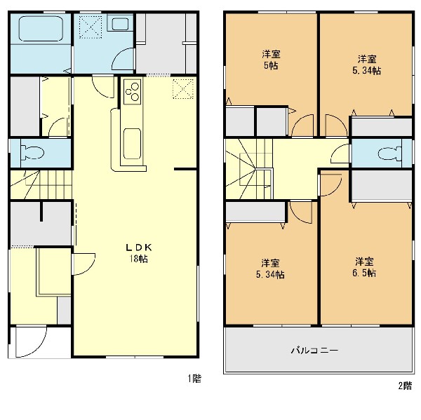 間取り:間取図2号棟