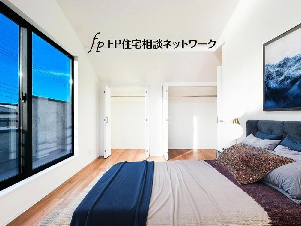 ◇居室◇  2面採光でお部屋の隅々まで明るい居室。（本画像はCGで作成しており、実際に現地に家具・家電はおかれておりません。また価格には含まれておりません）