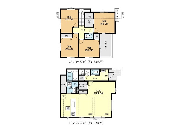 間取り:3号棟間取図