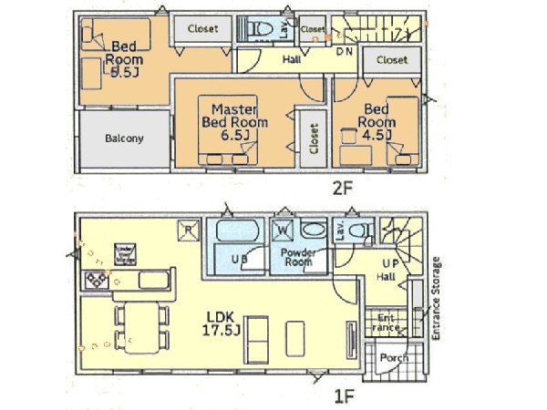 間取り:間取図2号棟