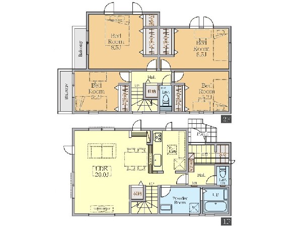 間取り:間取図3号棟