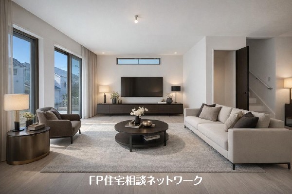 家族と過ごす時間を大切にしたい方にぴったりのゆとりある住空間です。（本画像はCGで作成しており、実際に現地に家具はおかれておりません。また価格に家具は含まれておりません。）