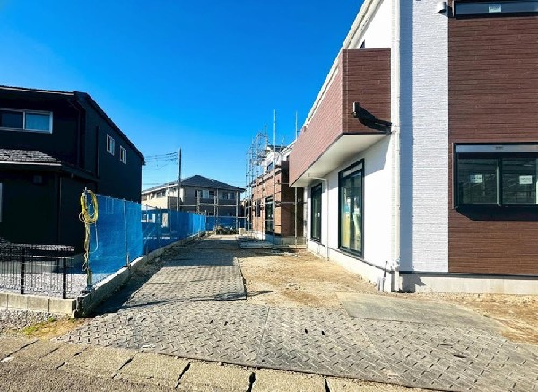 外観:庭先も広々大きな車の駐車もらくらく♪