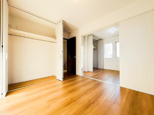 2階4部屋は全て5.6帖以上で十分な広さです。どのお部屋を自分の部屋にするか考えるのも新居の楽しみの一つです。