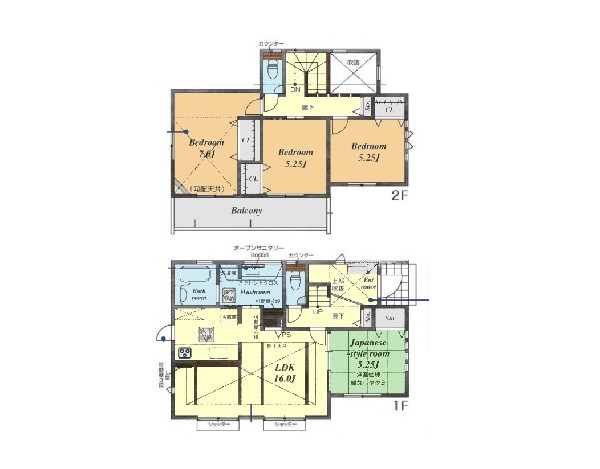 間取り:4号棟間取図