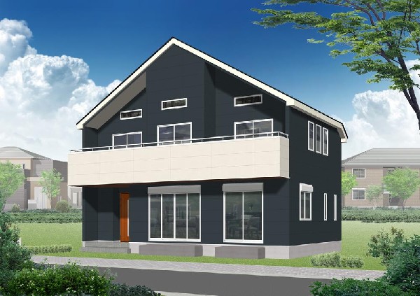 外観:（B号棟）完成予想図