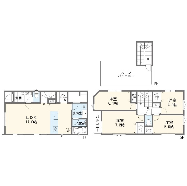 間取り:１３号棟間取図