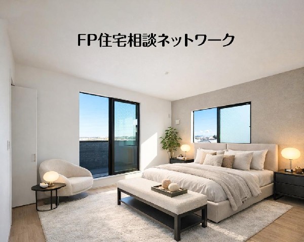 寝室は常に明るく、気持ちの良い毎朝を迎えられます。（本画像はCGで作成しており、実際に現地に家具はおかれておりません。また価格に家具は含まれておりません。）