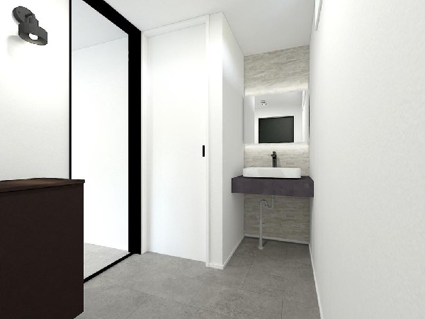 すがすがしい空気が肌をひきしめる朝。爽やかなデザインでまとめられたパウダールーム。流れる水音をBGMに鏡に映る顔が静かにゆっくりと笑顔に変わっていく時間。