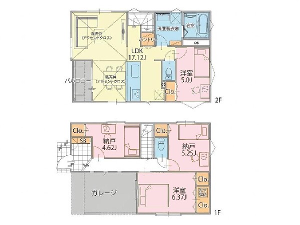 間取り:間取図(1号棟)
