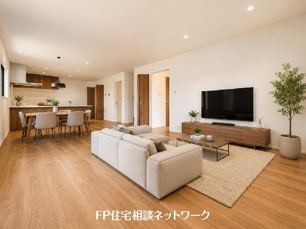 家族と過ごす時間を大切にしたい方にぴったりのゆとりある住空間です♪（本画像はCGで作成しており、実際に現地に家具はおかれておりません。また価格に家具は含まれておりません。）