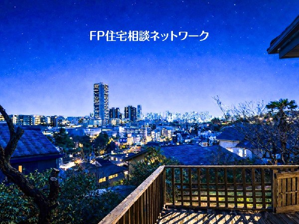 外観:高台ならではの開放感と美しい眺望が魅力。時間と共に表情を変える街並みを借景に、理想の暮らしを実現しませんか？  ※本画像は実際の写真をAIにて夜景に加工しています。