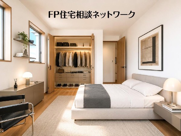 寝室は常に明るく、気持ちの良い毎朝を迎えられます。（本画像はCGで作成しており、実際に現地に家具はおかれておりません。また価格に家具は含まれておりません。）