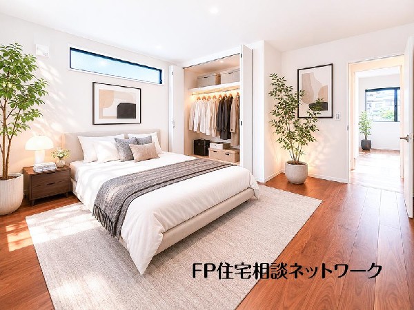 家具の配置がしやすい広さを確保したこだわりの間取りです。（本画像はCGで作成しており、実際に現地に家具はおかれておりません。また価格に家具は含まれておりません。）