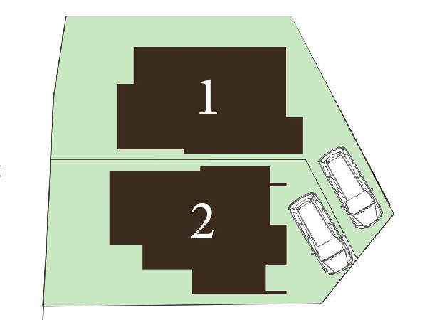 区画図:間取図2号棟