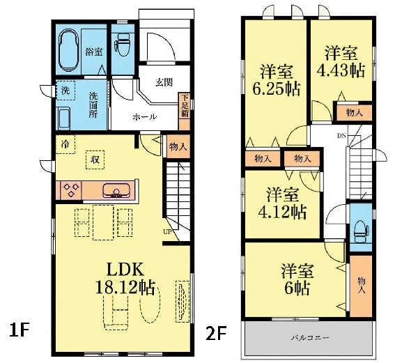間取り:間取図A号棟