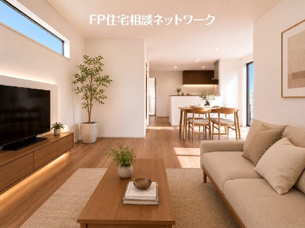 家族と過ごす時間を大切にしたい方にぴったりのゆとりある住空間です♪（本画像はCGで作成しており、実際に現地に家具はおかれておりません。また価格に家具は含まれておりません。）