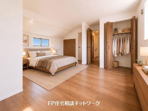 「どういう家具を置こうかな」とわくわくする。自分好みのお部屋にしてオンリーワンのお部屋でゆったりと寛ごう♪（本画像はCGで作成しており、実際に現地に家具はおかれておりません。また価格に家具は含ません）
