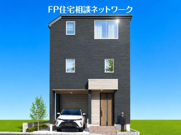 外観:黒を基調に個性を演出。クールな印象の中にあたたかみを感じさせるデザイン。青空を背景に凛と立つスタイリッシュな外観が、住まう人に誇りを与えてくれます。  ◇外観◇