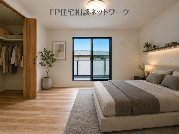 「どういう家具を置こうかな」とわくわくする。自分好みのお部屋にしてオンリーワンのお部屋でゆったりと寛ごう♪（本画像はCGで作成しており、実際に現地に家具はおかれておりません。また価格に家具は含ません）
