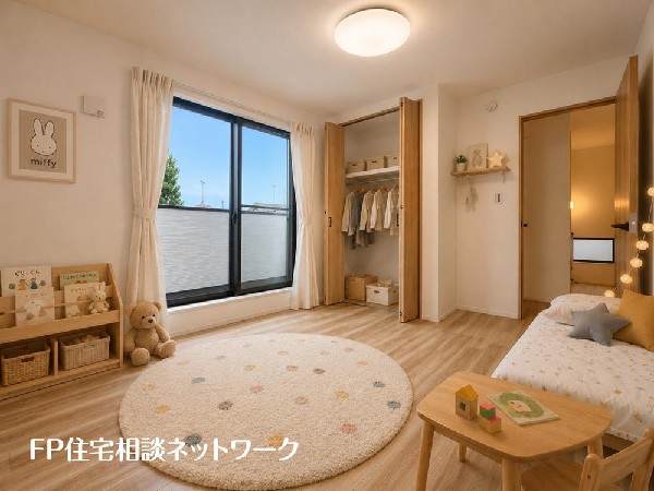 「どういう家具を置こうかな」とわくわくする。自分好みのお部屋にしてオンリーワンのお部屋でゆったりと寛ごう♪（本画像はCGで作成しており、実際に現地に家具はおかれておりません。また価格に家具は含ません）
