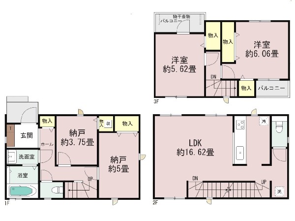 間取り:C号棟間取図