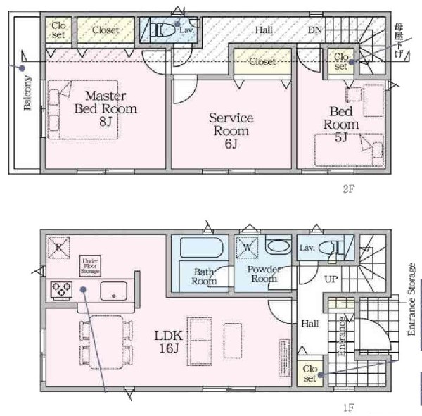 間取り:間取図2号棟