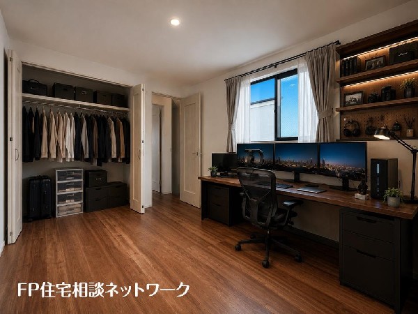 「どういう家具を置こうかな」とわくわくする。自分好みのお部屋にしてオンリーワンのお部屋でゆったりと寛ごう♪（本画像はCGで作成しており、実際に現地に家具はおかれておりません。また価格に家具は含ません）