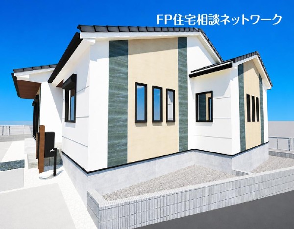 外観:ワンフロアで暮らしが完結する、家族にやさしい平屋住宅。階段のない安心・快適な住まいで、毎日の暮らしにゆとりを。