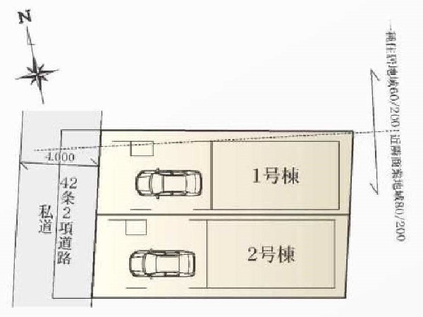 区画図:四季を通じて自然と触れ合えるスポットが周辺には盛りだくさん！お散歩やジョギング、週末のご家族での遊びに最適です。暮らしの夢を育む理想の住まいがここにはあります。