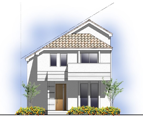 外観:落ち着きある住宅街に位置しています。周囲には高い建物がなく、空が広く開放感があり、陽当りを大きく遮られることもありません。気持ちの良い風が通り抜ける街並みです。