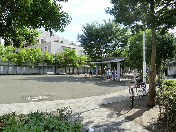 周辺環境:高津公園(近隣には、公園もあり、青空の下で駆け回ったり、遊具で遊んだり、思い思いの遊びができます。子供たちの元気で楽しそうな声が響き渡ります。)