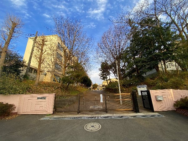 周辺環境:山内中学校(昭和22年開校。美しが丘の閑静な住宅街に位置する中学校です。)