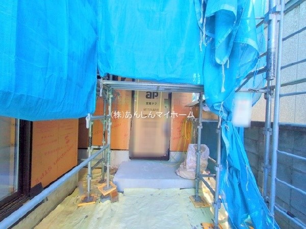 外観:上棟(2025/08/15:撮影)