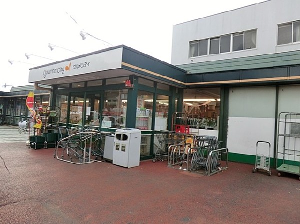 周辺環境:グルメシティ関東成瀬台店(届けたいのは、安心　ダイエーグループのスーパーです。駐車場もあり、便利です。)