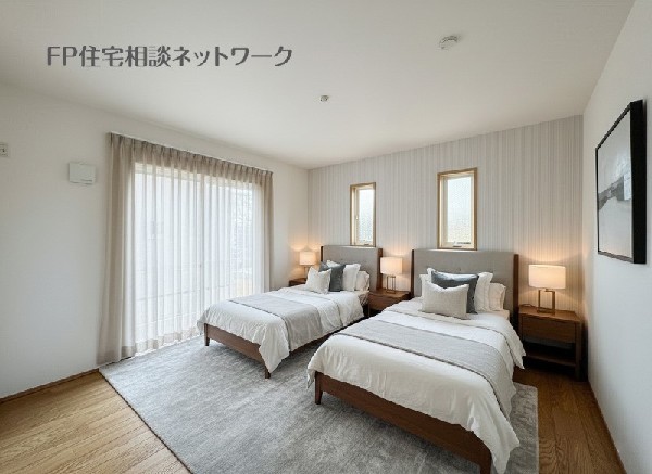 ■寝室■本画像はAIがCGで家具作成しており、実際の現地に家具は設置されておりません。また、販売価格に家具等は含まれておりません。