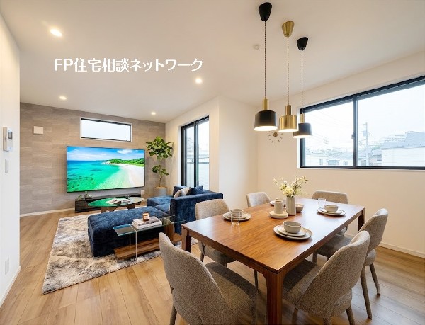 【LDK│18.62帖】  本画像はAIがCGで家具を作成しており、実際の現地に家具は設置されておりません。また、販売価格に家具等は含まれておりません。