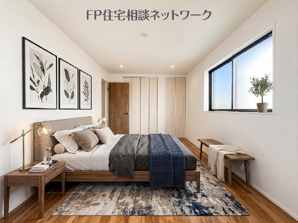 ■洋室■本画像はAIがCGで家具作成しており、実際の現地に家具は設置されておりません。また、販売価格に家具、小物等は含まれておりません。
