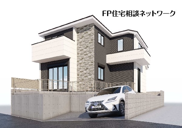 外観:ターミナル駅「溝の口」まで徒歩12分の好立地！建物面積107m2以上の大型4LDKの間取りでお庭スペースも完備した2階建て住宅です。