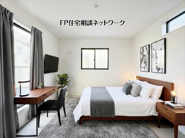 【洋室│8.1帖】  本画像はAIがCGで家具作成しており、実際の現地に家具は設置されておりません。また、販売価格に家具等は含まれておりません。