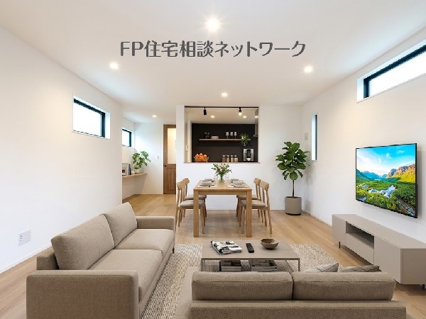 ■リビング■本画像はAIがCGで家具作成しており、実際の現地に家具は設置されておりません。また、販売価格に家具等は含まれておりません。