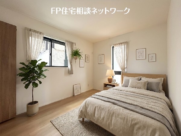 ■寝室■本画像はAIがCGで家具作成しており、実際の現地に家具は設置されておりません。また、販売価格に家具等は含まれておりません。