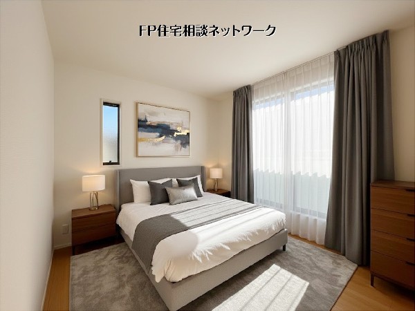 【洋室│5.3帖】  本画像はAIがCGで家具を作成しており、実際の現地に家具は設置されておりません。また、販売価格に家具等は含まれておりません。