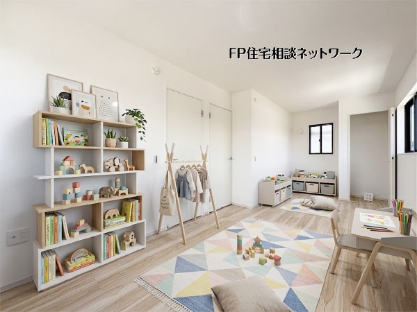 【洋室│9.3帖】  本画像はAIがCGで家具を作成しており、実際の現地に家具は設置されておりません。また、販売価格に家具等は含まれておりません。