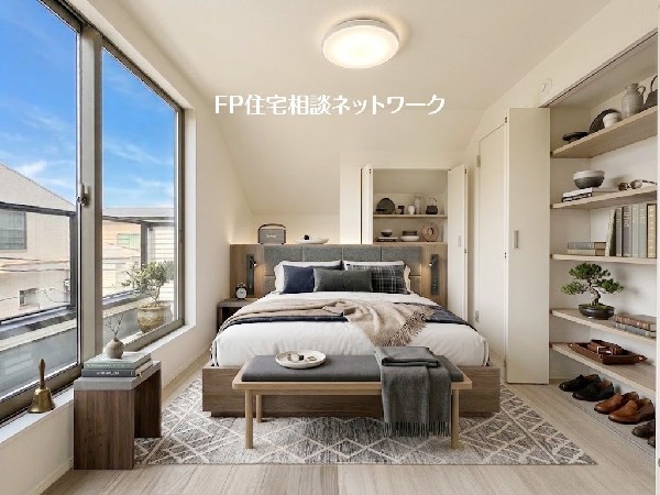 ■洋室■本画像はAIがCGで家具作成しており、実際の現地に家具は設置されておりません。また、販売価格に家具、小物等は含まれておりません。